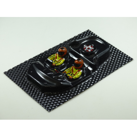 3D SRP 011005/B COCKPIT LEXAN DECORADO ASTOM MARTIN DBR9 BLACK ARROW