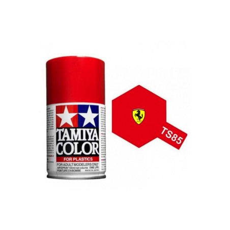 Tamiya TAM-85085 Pintura spray 100 ml Rojo Ferrari Mica Brillante TS-85