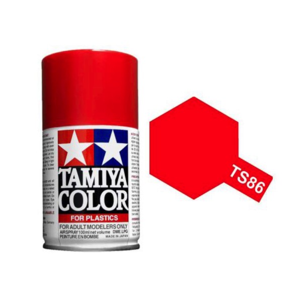 Tamiya TAM-85086 Pintura spray 100 ml Rojo Puro...