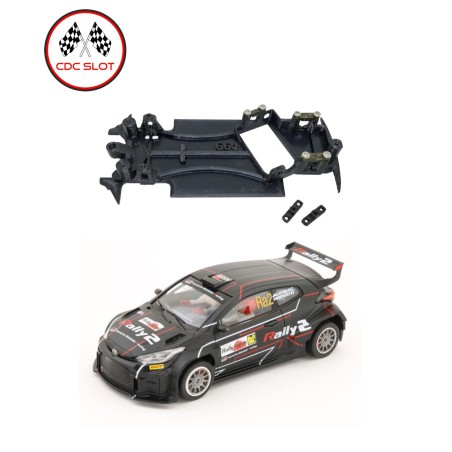 CDC MBAWR664 Chasis 3d Toyota Yaris WRC Avant Slot Monoblock angulo