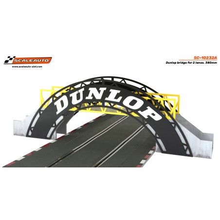 Scaleauto SC-10232a Puente dunlop para 2 carriles . 380mm