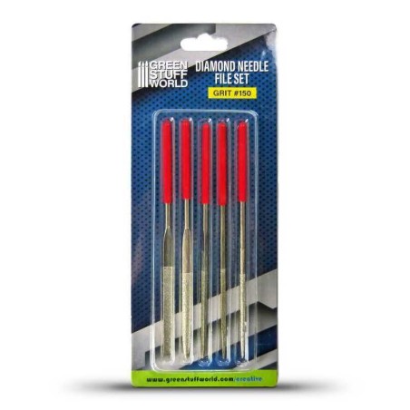 Green Stuff World Lima diamantadas - grano 150 (5ud)