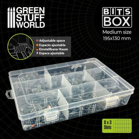 Green Stuff World Cajas almacenaje Bits Box Medium