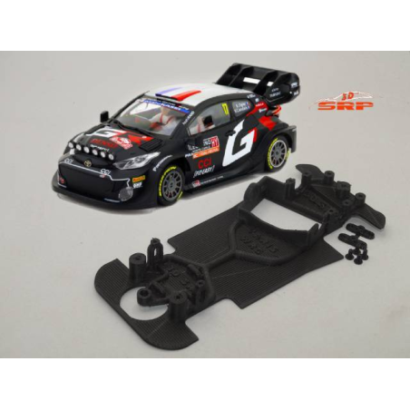 3DSRP BC2033 Chasis 3d bicomponente Toyota YARIS WRC1 Angle Avant