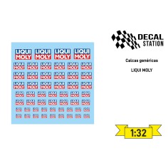 Decal Station DSC-0147-32 Calcas al agua Logos Liqui Moly