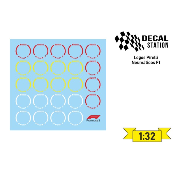 Decal Station DSC-0117-32 Calcas al agua Logos...