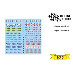 Decal Station DSC-0154-32 Calcas al agua logos variados 2