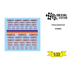 Decal Station DSC-0156-32 Calcas al agua logos Wynn’s
