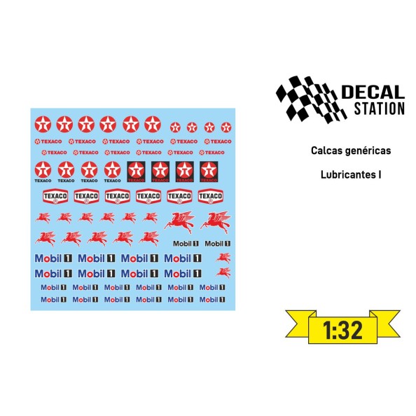Decal Station DSC-0153-32 Calcas al agua logos...