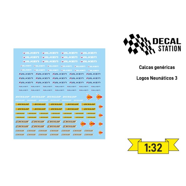 Decal Station DSC-0155-32 Calcas al agua logos...