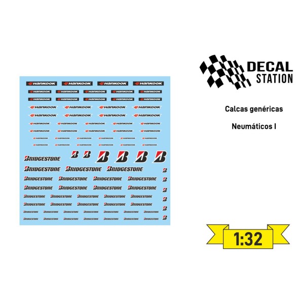 Decal Station DSC-0151-32 Calcas al agua logos...