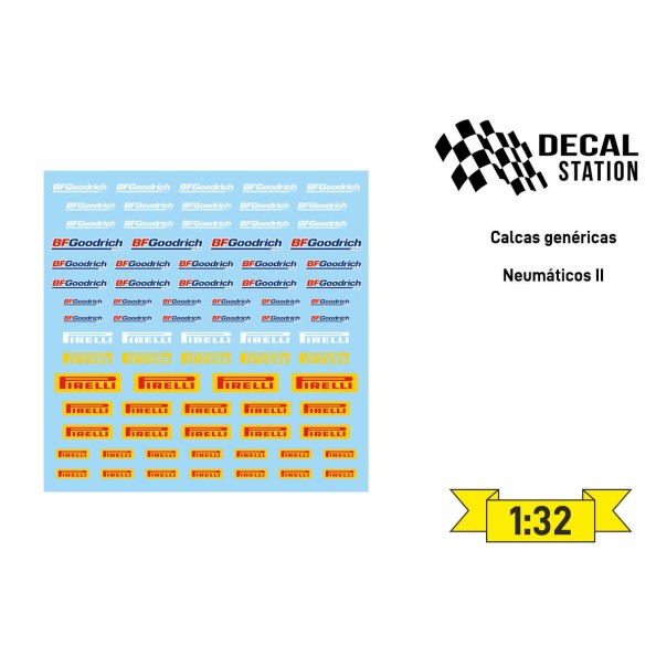 Decal Station DSC-0152-32 Calcas al agua logos...
