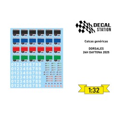 Decal Station DSC-0186-32 Calcas al agua Dorsales 24h...