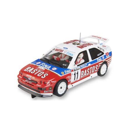 Coche Scalextric Ford Escort Cosworth n11 Bastos Rally Ypres 1995