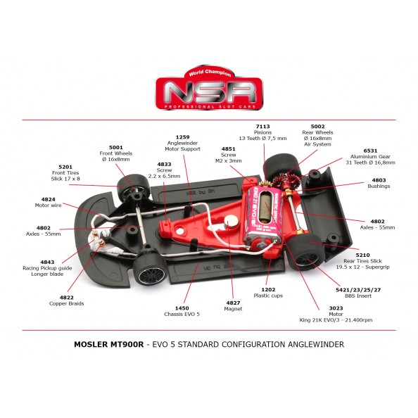NSR 0244AWDEF Mosler EVO5 9th Anniversary n64