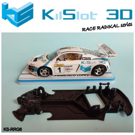 Kilslot KS-RRG6 Chasis 3d angular RACE RADIKAL Audi R8 NSR