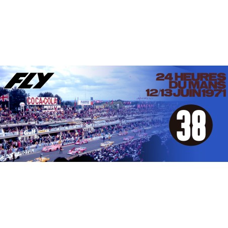 Fly A2089 PORSCHE 911 24H LE MANS 1971 R. Mazzia / J. Barth