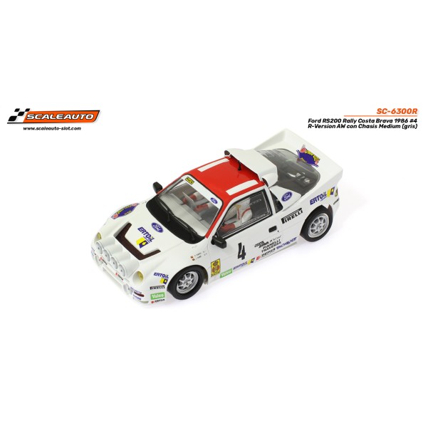 Scaleauto SC-6300R Ford RS200 Rally Costa Brava...