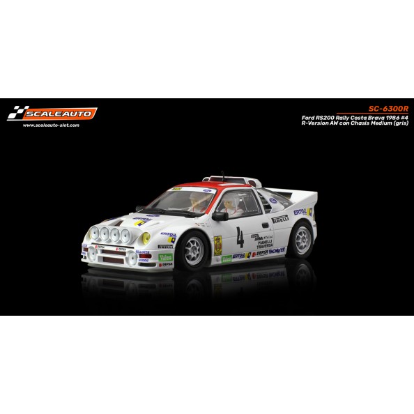 Scaleauto SC-6300R Ford RS200 Rally Costa Brava...