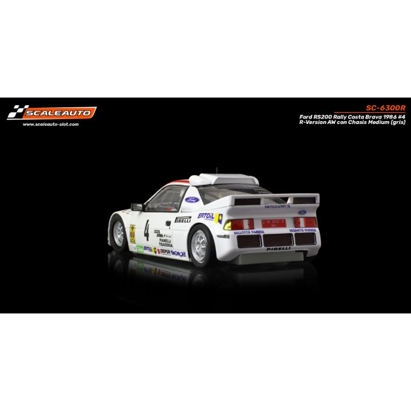Scaleauto SC-6300R Ford RS200 Rally Costa Brava...