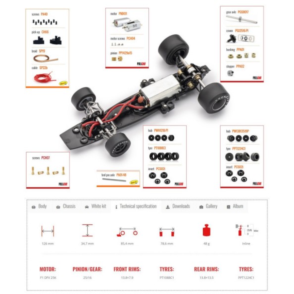 Policar PO-PCW03 Lotus 72 - n1 Fitipaldi...