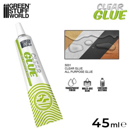 GSW Silicona fria - Pegamento Clear Glue 45ml