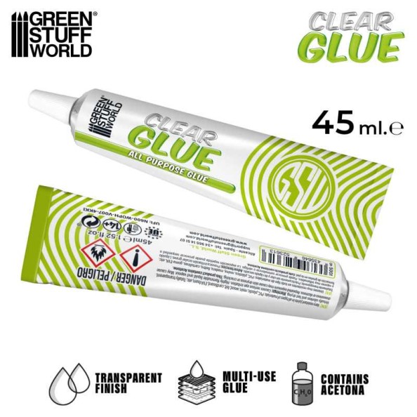 GSW Silicona fria - Pegamento Clear Glue 45ml