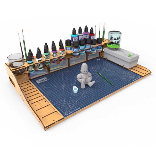 GSW Paint Station con Tapete de Corte