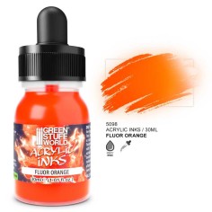 GSW Tinta Acrilica Fluor - Naranja