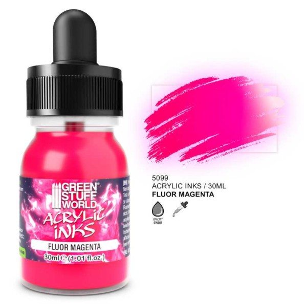 GSW Tinta Acrilica Fluor - Magenta