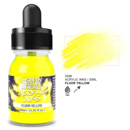 GSW Tinta Acrilica Fluor - Amarillo