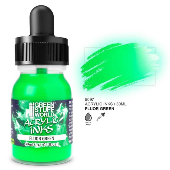 GSW Tinta Acrilica Fluor - Verde