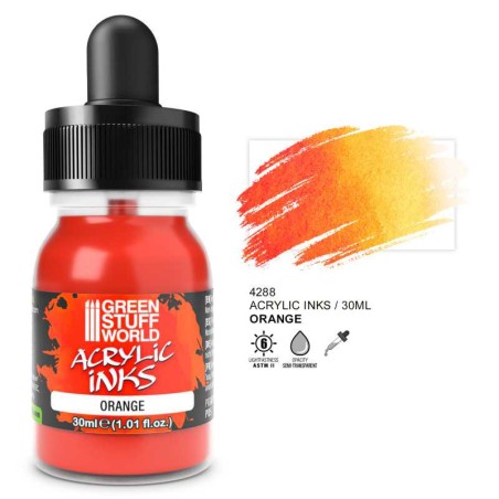 GSW Tinta Acrilica Opaca - Naranja