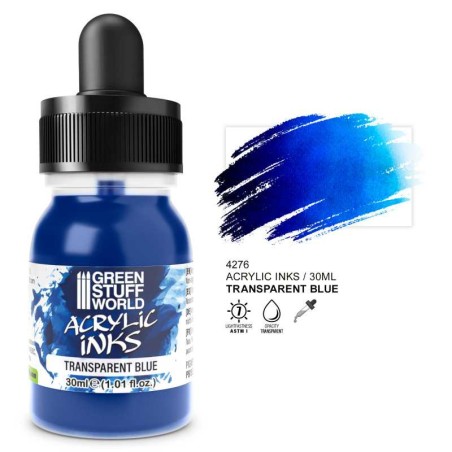 GSW Tinta Acrilica Transparente - Azul