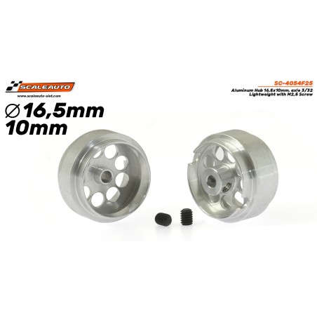 Scaleauto SC-4054F25 Llanta aluminio 16.5x10 Lightweight universal