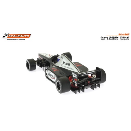 Scaleauto SC-6387 Formula 90-97 MP4-17 1998 n7 West - D. Coulthard - Morro Alto