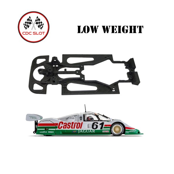 CDC SKRT3 Chasis 3d Jaguar XJR10 Slot.it