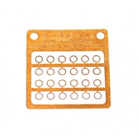SLOTING PLUS SP062012 24 SEPARADORES 0,20 mm MINI EJE 3/32 BRONCE