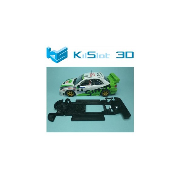 KILSLOT KS-CS7B CHASIS LINEAL BLACK SUBARU WRC NINCO