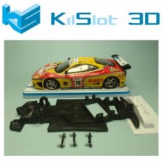 KILSLOT KS-GT1V CHASIS ANGULAR RACE SOFT FERRARI 360 MODENA NINCO PISTA