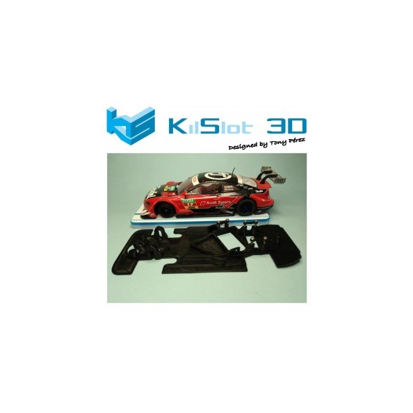 KILSLOT KS-VA58 CHASIS 3D ANGULAR RACE 2018 AUDI A5 DTM SCX