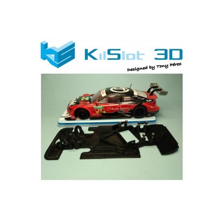 KILSLOT KS-VA58 CHASIS 3D ANGULAR RACE 2018 AUDI A5 DTM SCX