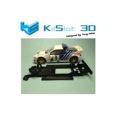 KILSLOT KS-BF5B Chasis 3D LINEAL BLACK Ford RS200 SCX