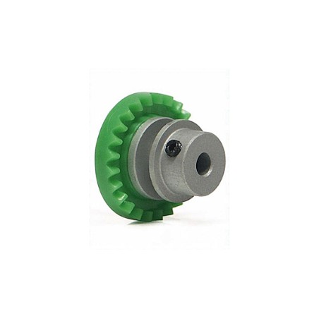 SLOT.IT SI-GI24AL Corona 24 dientes en linea alma aluminio