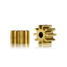 SLOT.IT SI-PI5510O15 Piñón latón 10 dientes eje 1,5mm