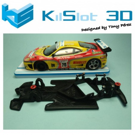 KILSLOT KS-VGT18 CHASIS ANGULAR RACE 2018 FERRARI 360 MODENA NINCO