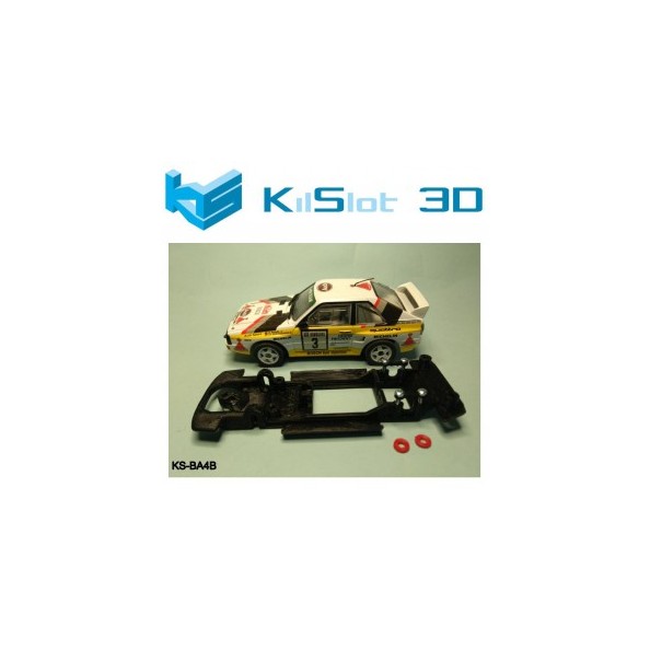 KILSLOT KS-BA4B chasis 3d LINEAL BLACK Audi Sport QUATTRO (corto) REVEL