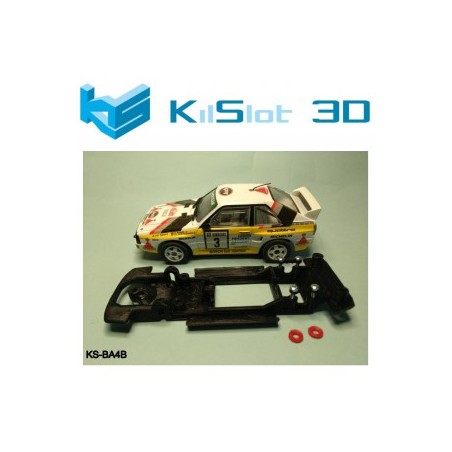 KILSLOT KS-BA4B chasis 3d LINEAL BLACK Audi Sport QUATTRO (corto) REVEL