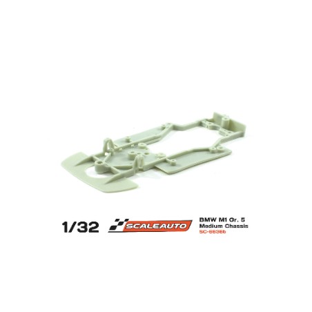 CHASIS BMW M1 GRUPO 5 MEDIUM GRIS SCALEAUTO