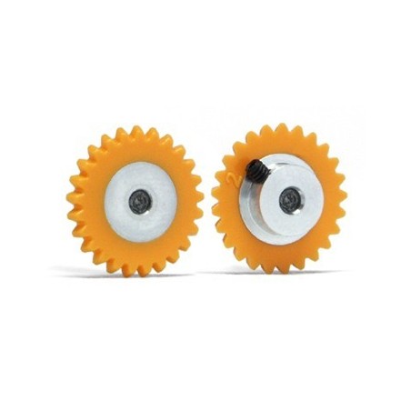 SLOT.IT SI-GA1525PL CORONA 25 DIENTES ANGLEWINDER 2,38 NARANJA